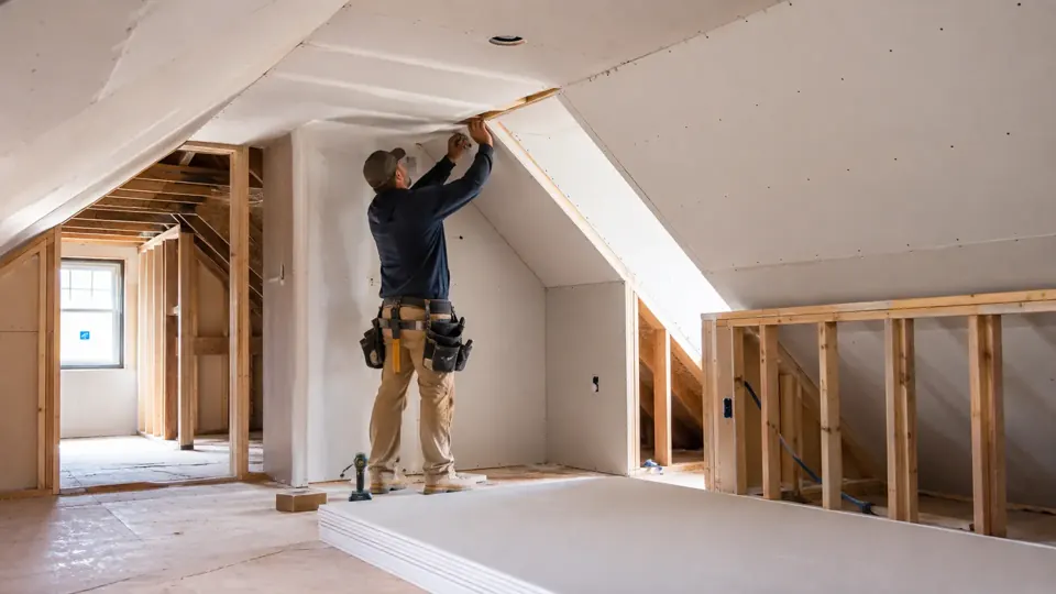Attic Drywall Installation project in Springfield, Missouri