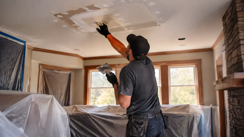 Ceiling Drywall Repair project in Springfield, Missouri