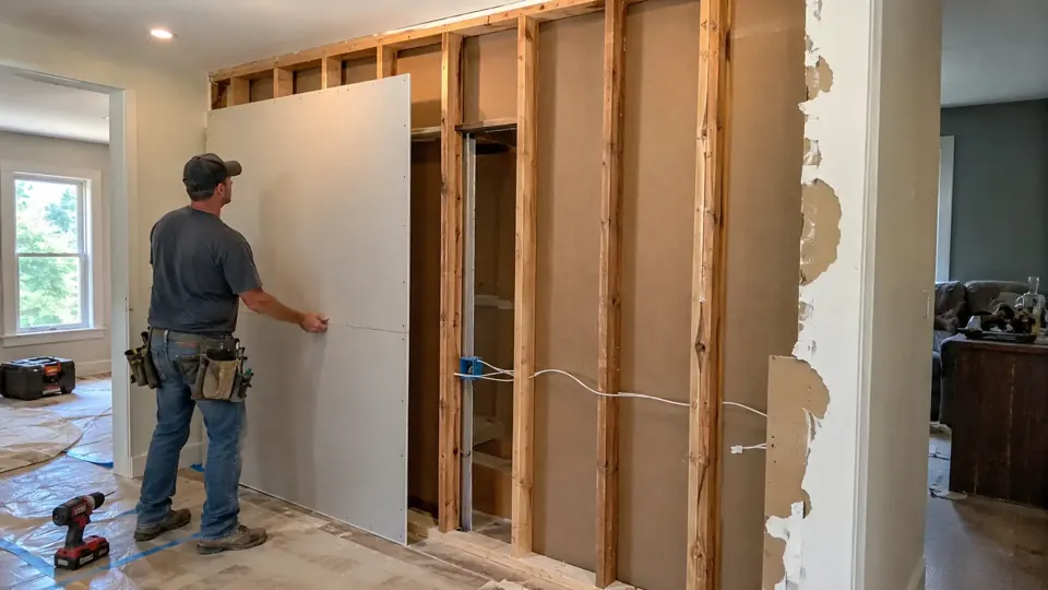 Drywall Replacement project in Springfield, Missouri