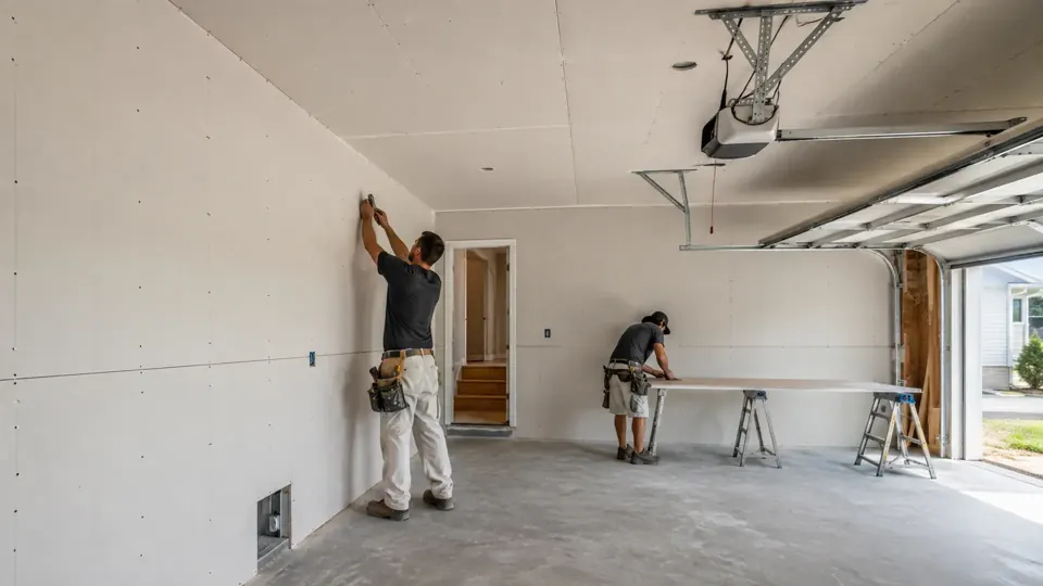 Garage Drywall Installation project in Springfield, Missouri