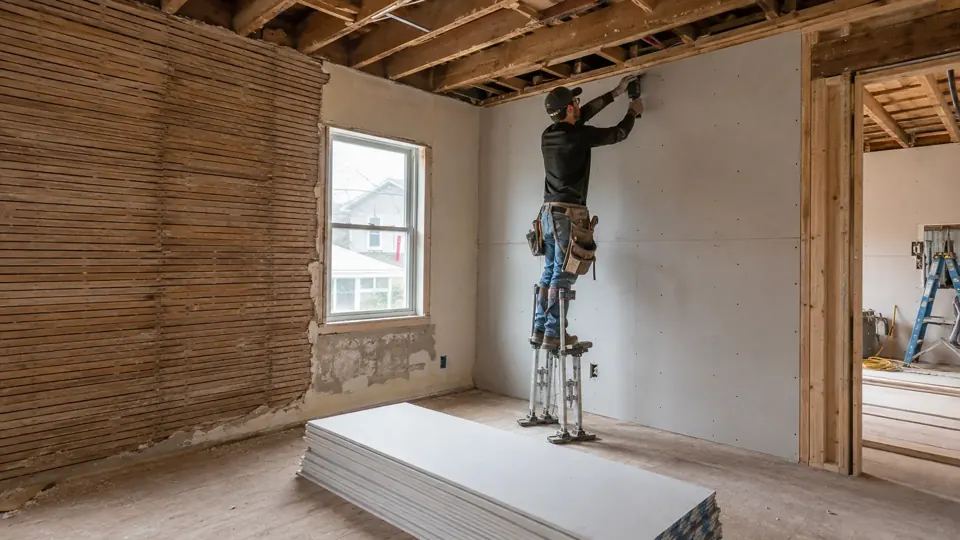 Plaster-to-Drywall Conversion project in Springfield, Missouri