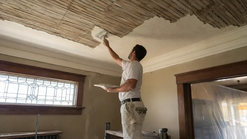 Plaster Wall & Ceiling Repair project in Springfield, Missouri