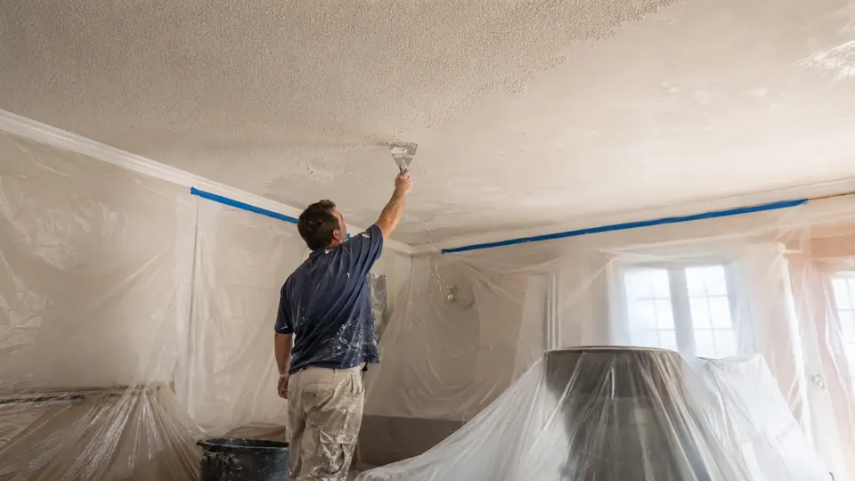 Popcorn Ceiling Removal project in Springfield, Missouri