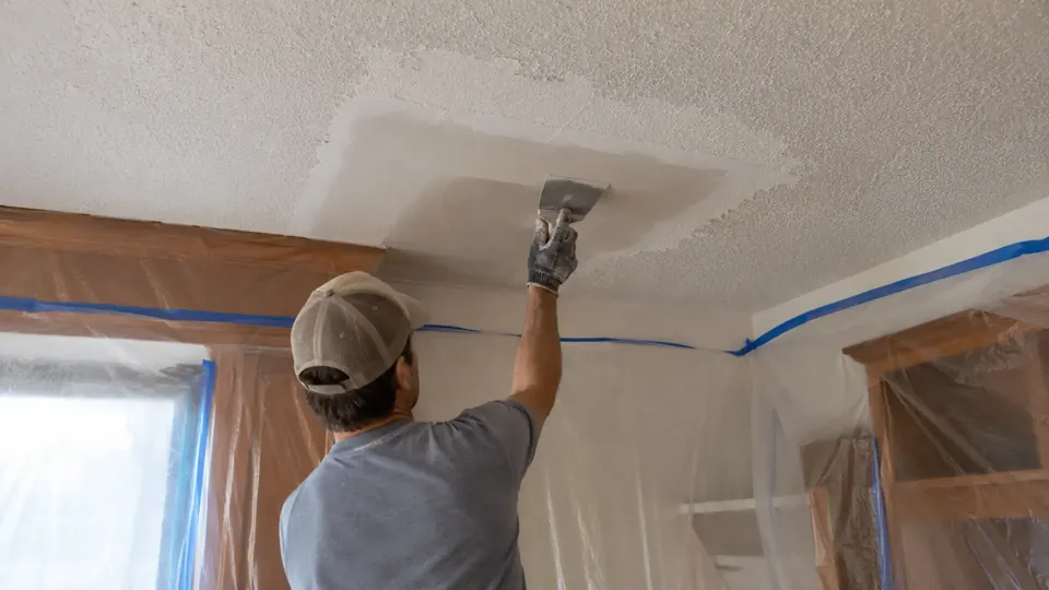 Popcorn Ceiling Repair project in Springfield, Missouri